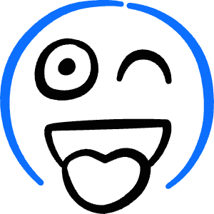 Smiley Crazy Icon from Freehand Duotone - Free Set