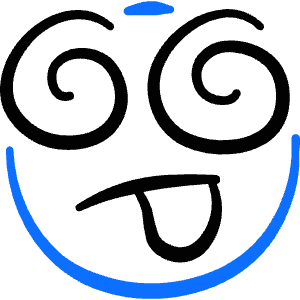 Smiley Dizzy Icon from Freehand Duotone - Free Set