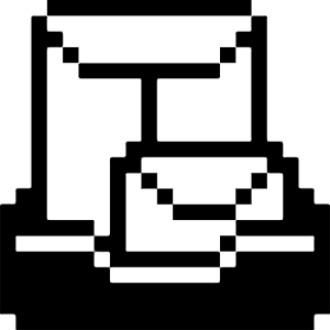 Email Tray Icon from Pixel - Free Set