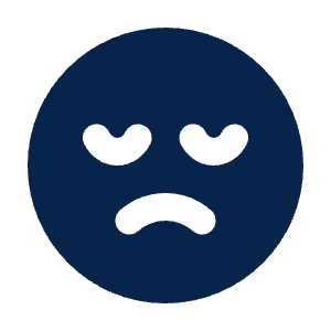 Unhappy Fill Icon from Mingcute Fill Set