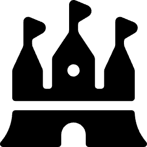 Amusement Park Castle Icon from Ultimate Bold - Free Set
