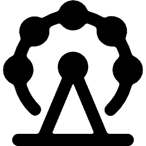 Amusement Park Ferris Wheel Icon from Ultimate Bold - Free Set