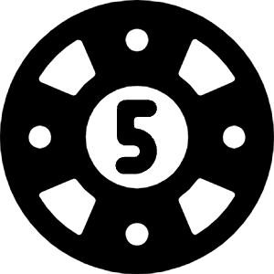 Casino Chip 5 Icon from Ultimate Bold - Free Set