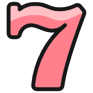 Casino Lucky 7 Icon from Ultimate Colors - Free Set