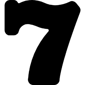 Casino Lucky 7 Icon from Ultimate Bold - Free Set