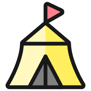 Circus Tent Icon from Ultimate Colors - Free Set