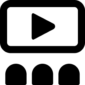 Movie Cinema Watch Icon from Ultimate Bold - Free Set