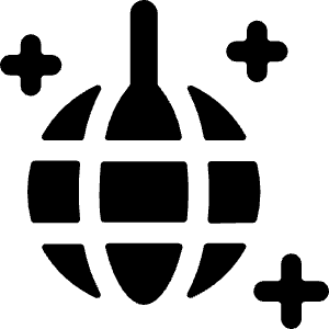 Night Club Disco Ball Icon from Ultimate Bold - Free Set