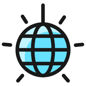Night Club Disco Ball Icon from Ultimate Colors - Free Set