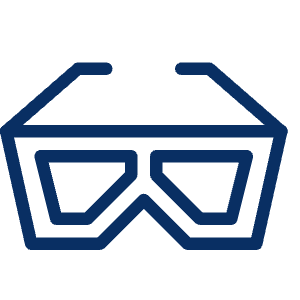 3d Glasses Icon from Cyber Line - Free Set