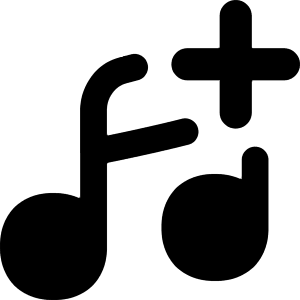 Add To Playlist Icon from Flex Remix - Free Set