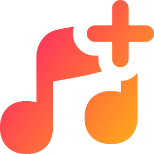 Add To Playlist Icon from Flex Gradient - Free Set
