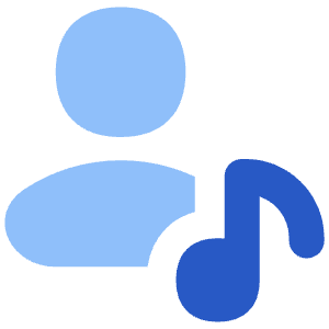 Artist Song Icon from Flex Flat - Free Set