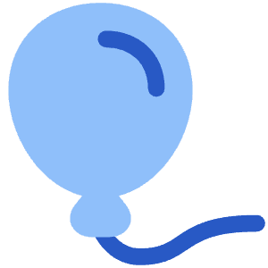 Balloon Icon from Plump Flat - Free Set