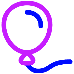 Balloon Icon from Plump Neon - Free Set