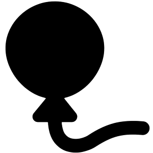 Balloon Icon from Core Solid - Free Set