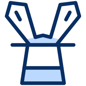 Business Magic Rabbit Icon from Cyber Duotone - Free Set