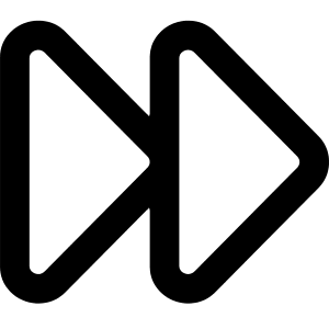 Button Fast Forward 1 Icon from Core Remix - Free Set