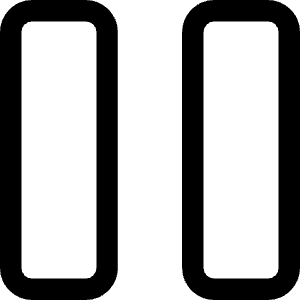 Button Pause 2 Icon from Core Line - Free Set