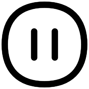 Button Pause Circle Icon from Flex Line - Free Set