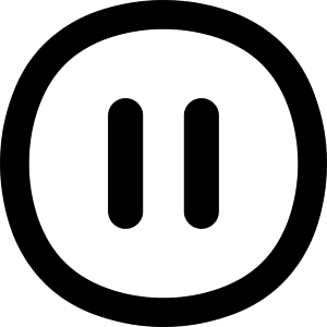 Button Pause Circle Icon from Flex Remix - Free Set