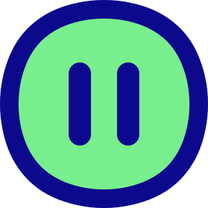 Button Pause Circle Icon from Flex Pop - Free Set