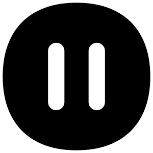 Button Pause Circle Icon from Flex Solid - Free Set