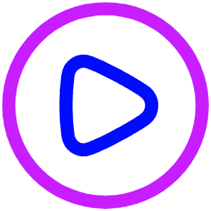 Button Play Circle Icon from Plump Neon - Free Set