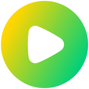 Button Play Circle Icon from Plump Gradient - Free Set