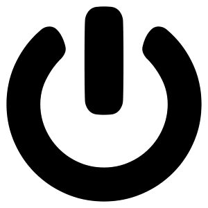 Button Power 1 Icon from Plump Solid - Free Set