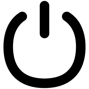 Button Power 1 Icon from Flex Solid - Free Set