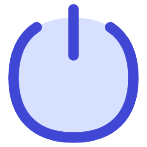 Button Power 1 Icon from Flex Duo - Free Set