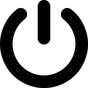 Button Power 1 Icon from Core Solid - Free Set