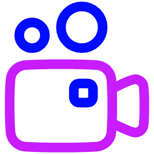 Camera Video Icon from Plump Neon - Free Set