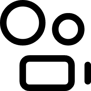 Camera Video Icon from Core Line - Free Set