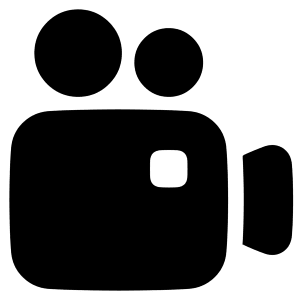 Camera Video Icon from Plump Solid - Free Set