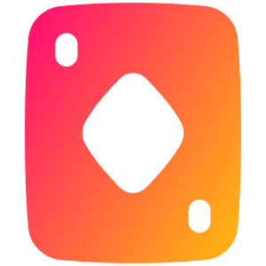 Card Game Diamond Icon from Plump Gradient - Free Set