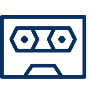 Cassette Tape 1 Icon from Cyber Line - Free Set