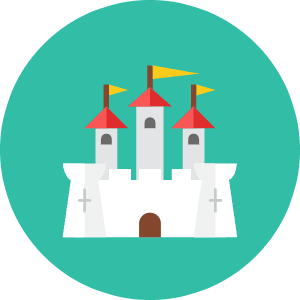 Castle Icon from Kameleon Colors - Free Set