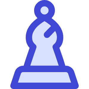 Chess Bishop Icon from Core Duo - Free Set