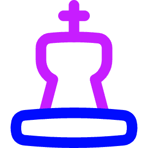 Chess King Icon from Flex Neon - Free Set