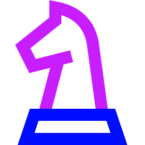 Chess Knight Icon from Sharp Neon - Free Set