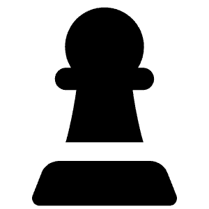 Chess Pawn Icon from Core Solid - Free Set