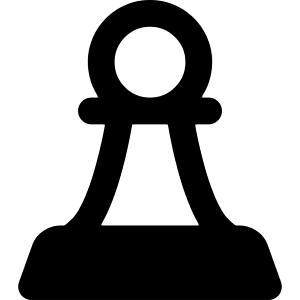 Chess Pawn Icon from Core Remix - Free Set