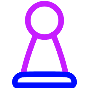 Chess Pawn Icon from Plump Neon - Free Set