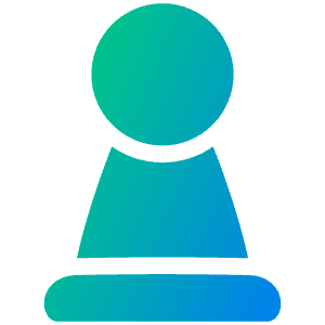 Chess Pawn Icon from Plump Gradient - Free Set