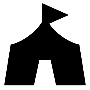 Circus Tent Icon from Sharp Solid - Free Set