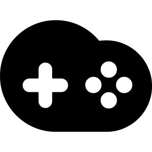 Cloud Gaming 1 Icon from Core Solid - Free Set
