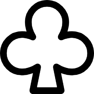 Clubs Symbol Icon from Core Line - Free Set