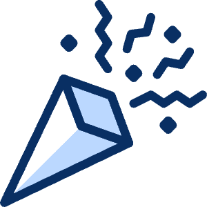 Confetti Popper Icon from Cyber Duotone - Free Set